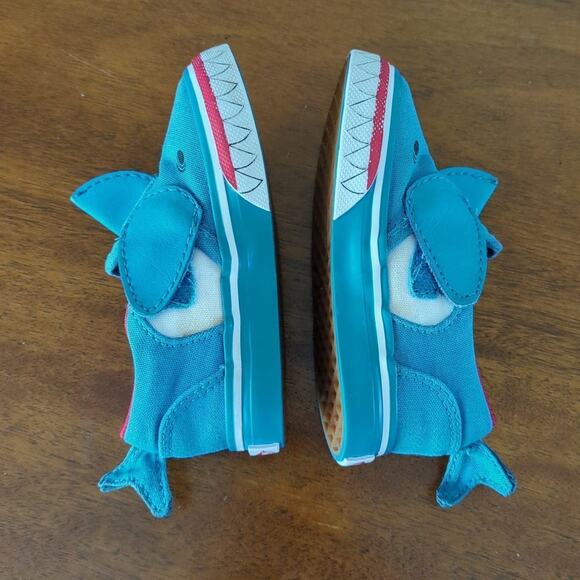 Vans slip on toddler shark Asher V Toddler shoes size 5 'Shark - Picture 6 of 8